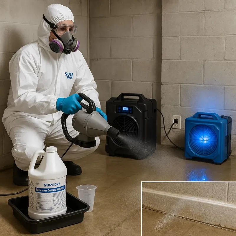 Sanitization and Odor Removal process in Henrietta, TX